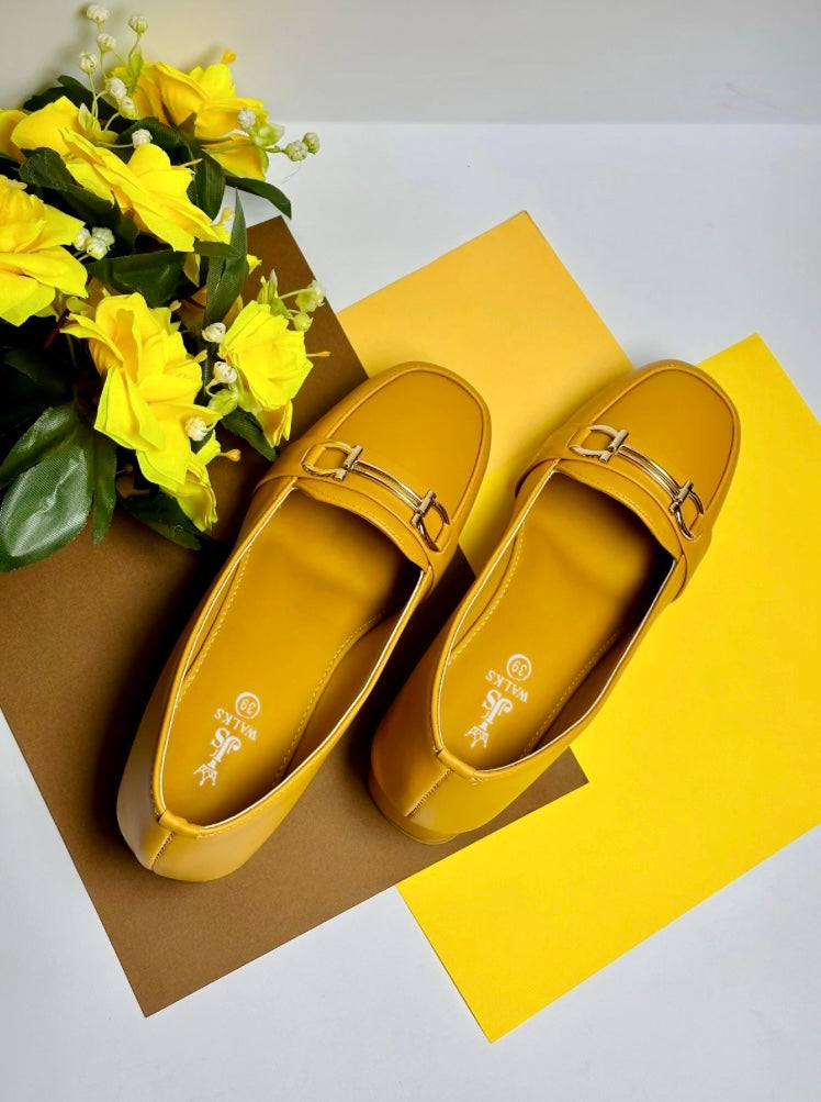 Sunny Yellow Comfort Shoes